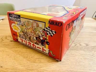 Vintage Toy Mario Kart Nikko Mario RC With Box From Japan Very