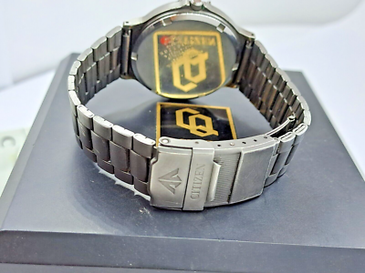 CITIZEN WITH SOLAR CELL 4110-571037K 37-6078 WR100 VINTAGE QUARTZ