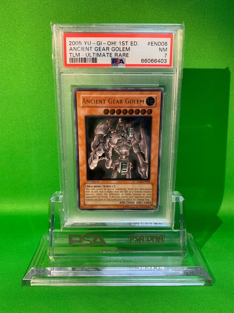 2005 Yugioh Ancient Gear Golem TLM-EN006 Ultimate Rare 1st edition