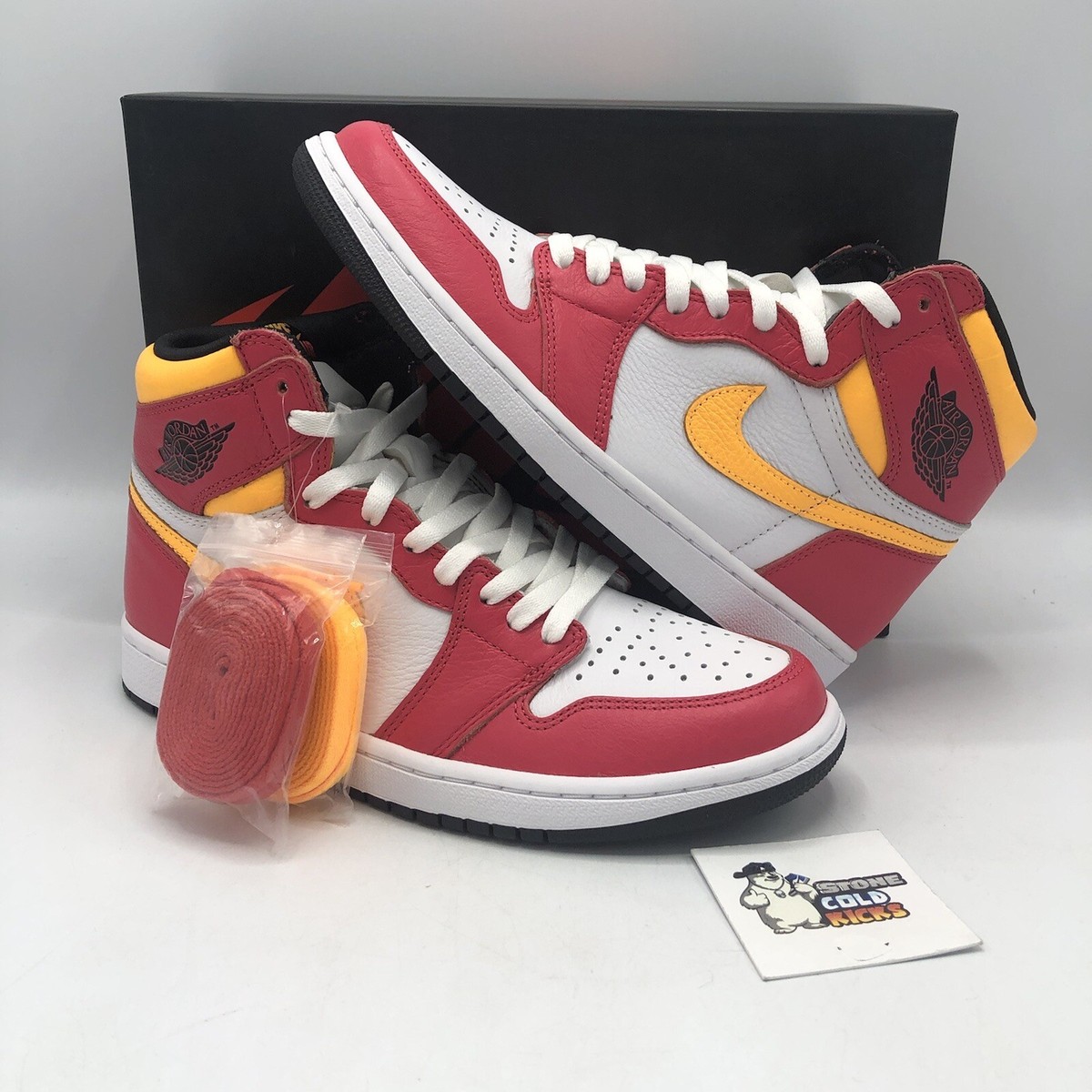 Nike Air Jordan 1 Retro Fusion Red Sizes 7 8 10 OG 555088-603 Pink