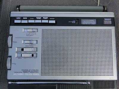 Hitachi Portable Trimode Portable Combination TV Radio Tape | eBay UK