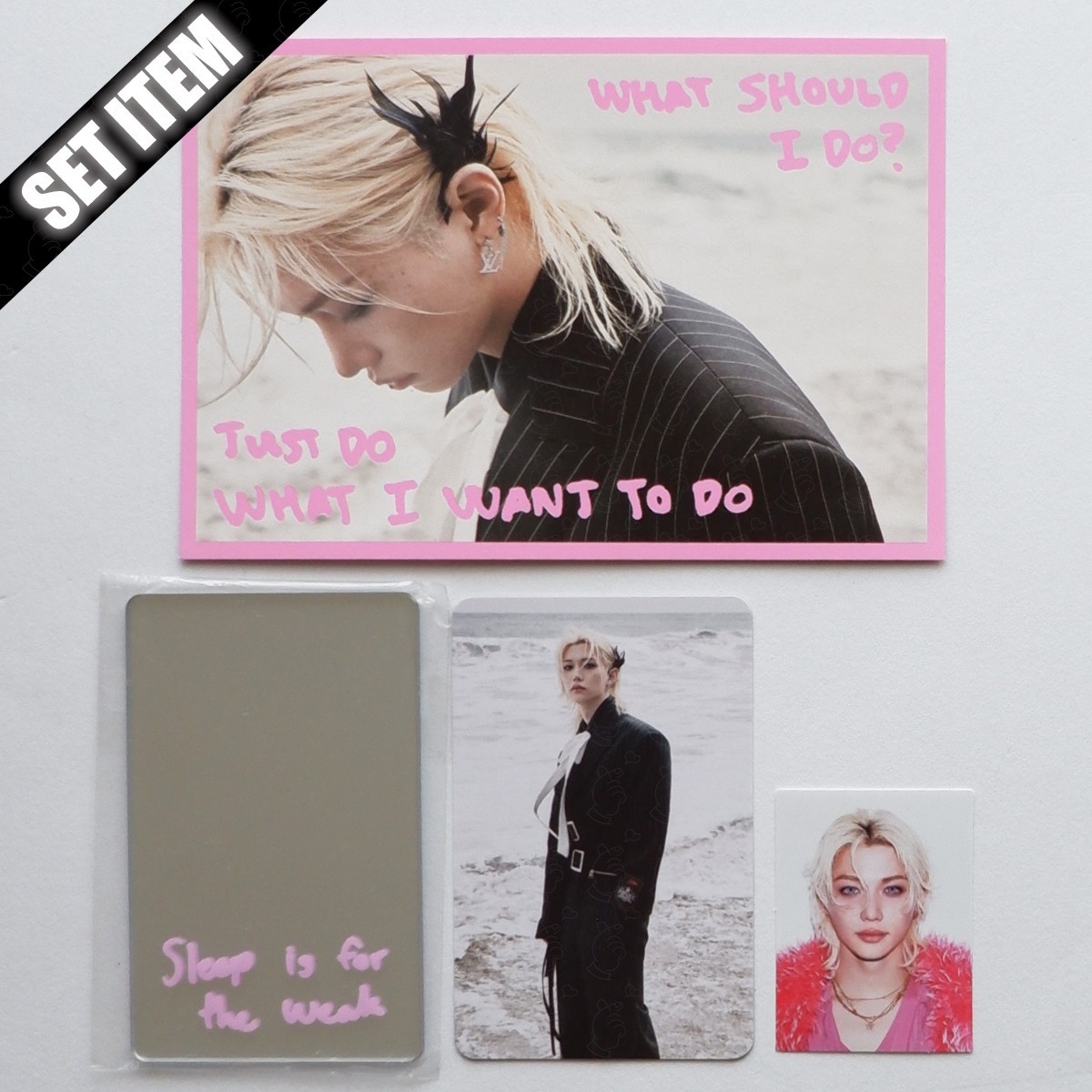 FELIX Stray kids SKZ IT TAPE DO IT Mirror with Photocard ID