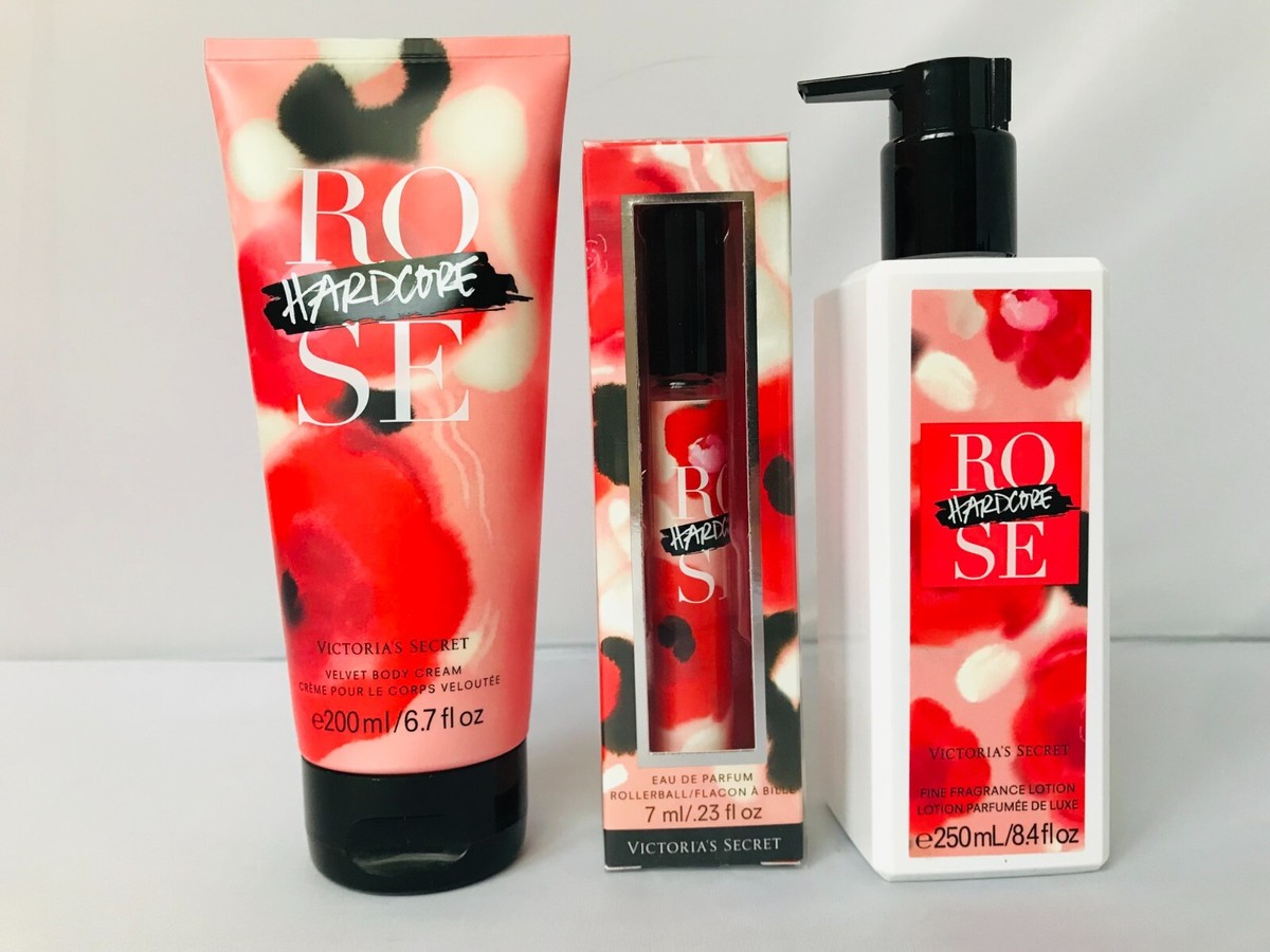 VICTORIA'S SECRET HARDCORE ROSE EAU DE PARFUM ROLLERBALL BODY