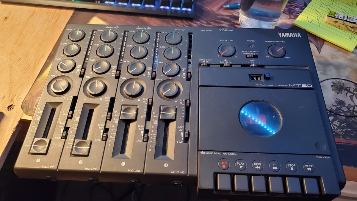 Yamaha MT50 4 Track Tape Recorder, Tested and needs transport, See