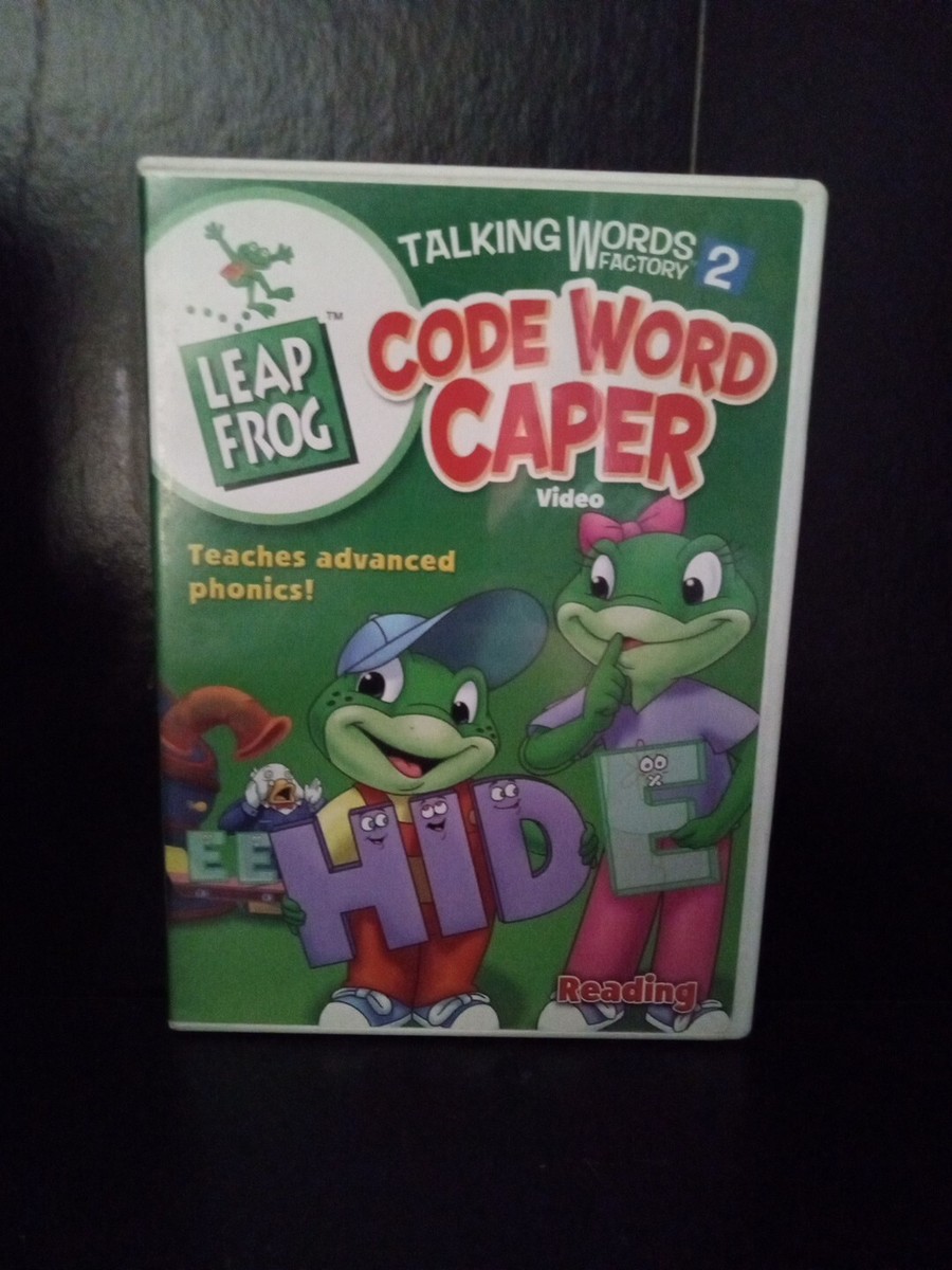 Leap Frog - Talking Words Factory 2 - Code Word Caper - DVD - VERY