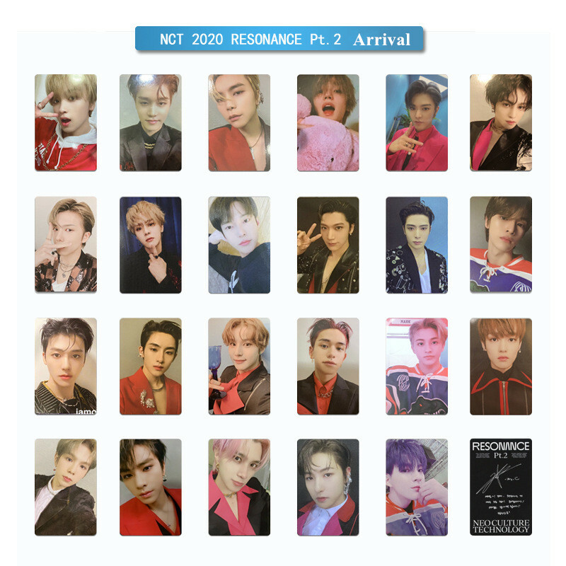 Kpop NCT 2020 RESONANCE Pt. 2 Arrival Version Photocard Autograph