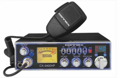 NEW CONNEX CX3400HP 10 Meter Amateur Mobile Radio PRO TUNED HI