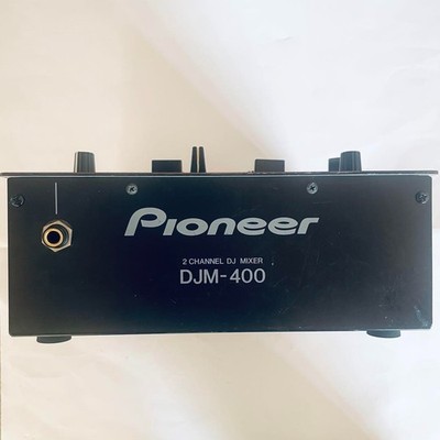 Pioneer DJ DJM-400 Black 2-Channel Audio Mixer Built-in Effects