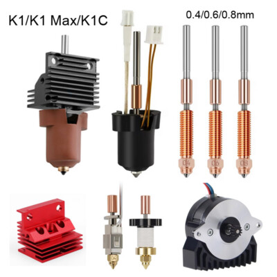 3D Printers for Creality K1/K1C/K1 Max Hotend Kit Extruder