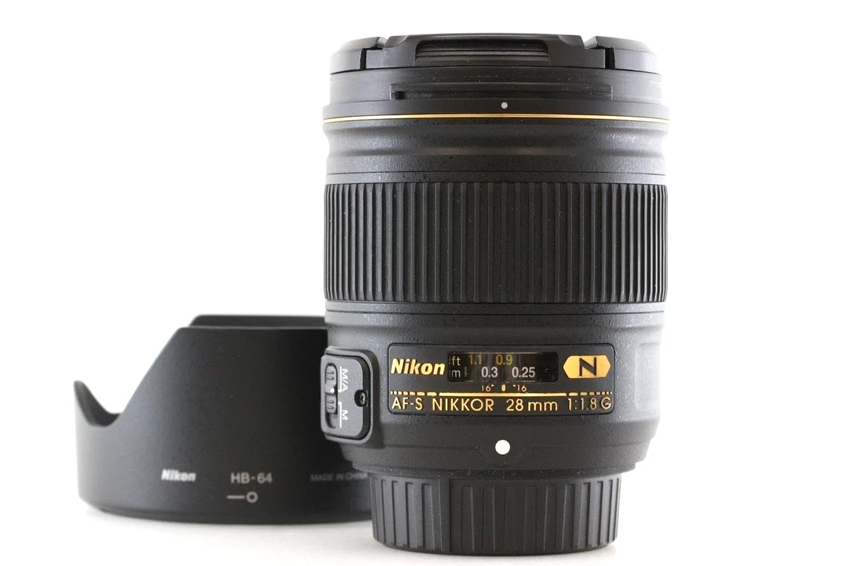 Nikon f/1.8 Camera Lenses 28mm Focal for sale | eBay