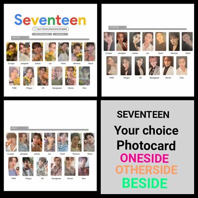 SEVENTEEN - Your Choice - Official Photo card ONESIDE OTHERSIDE