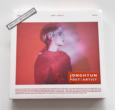SHINee JONGHYUN Poet | Artist Solo Album 2018 CD + 86P Booklet New