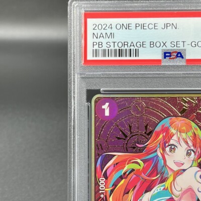 PSA 10 Nami ST01-007 Parallel Gold THE BEST Storage Box Set ONE