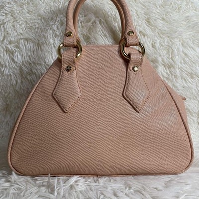 Vivienne Westwood Anglomania Yasmine Pink Leather Handbag #EK ZEA
