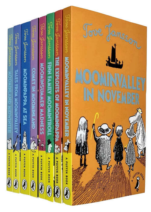Tove Jansson Moomin Series Collection 8 Books Set, Paperback NEW
