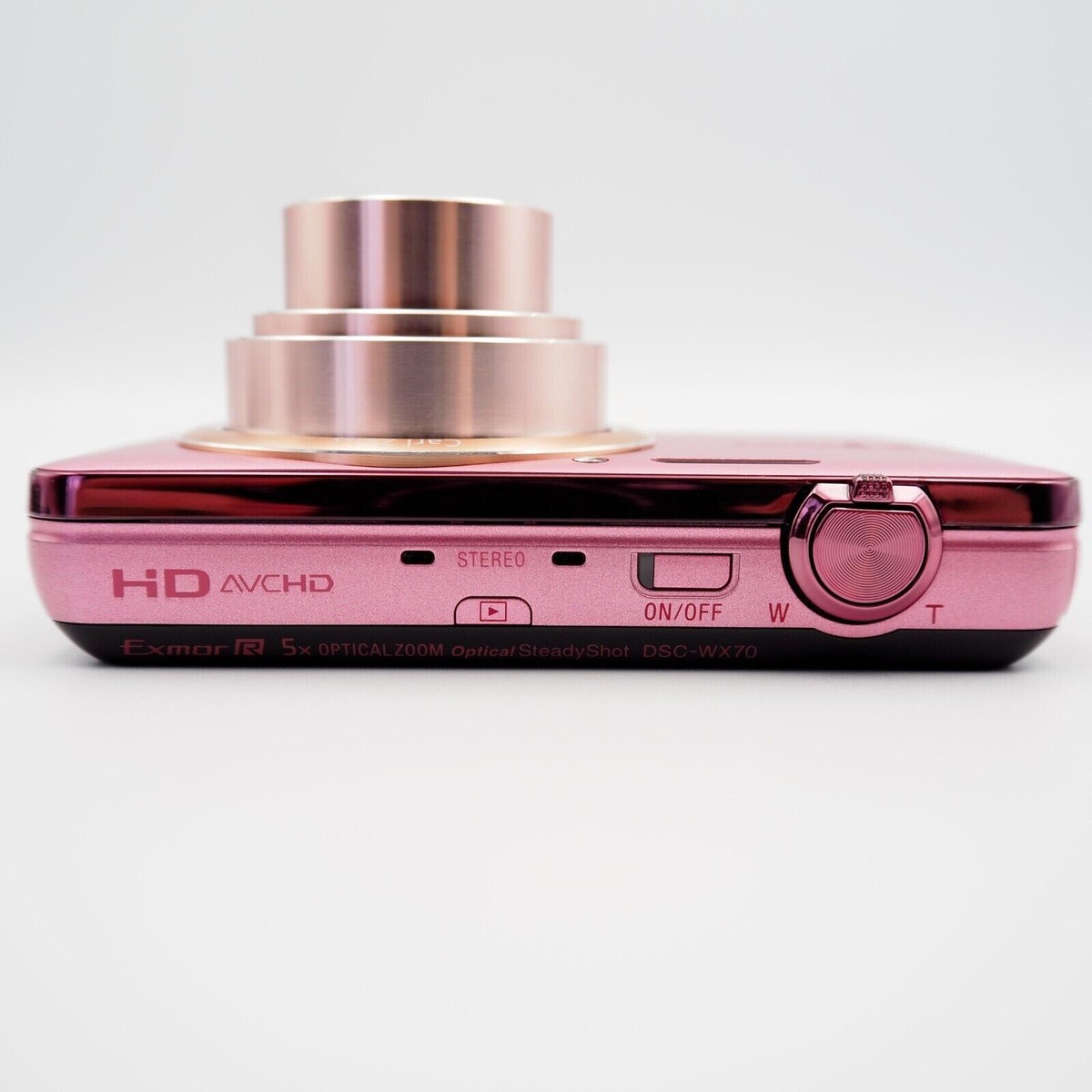 EXC] SONY Cyber Shot Digital Camera Pink DSC-WX7 16.2MP Compact