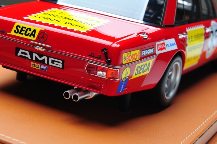 GOC 1/18 Mercedes-Benz AMG 300 SEL W109 Red Pig Resin Simulation