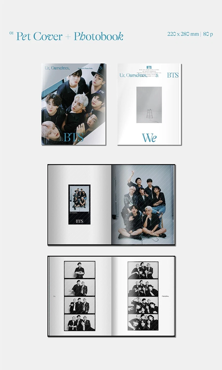BTS SPECIAL 8 PHOTO-FOLIO US, OURSELVES AND BTS 'WE'/Photo Book+