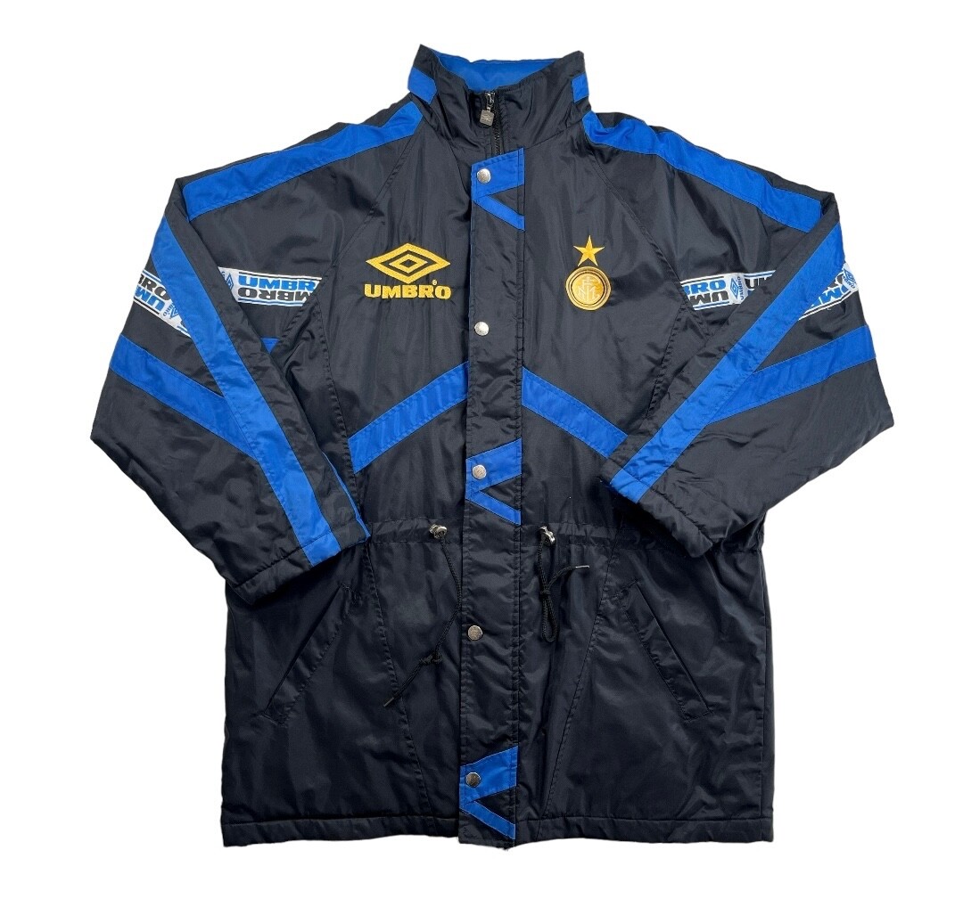 INTER MILAN 1997/98 UMBRO Training Football Jacket XL Mens Bench