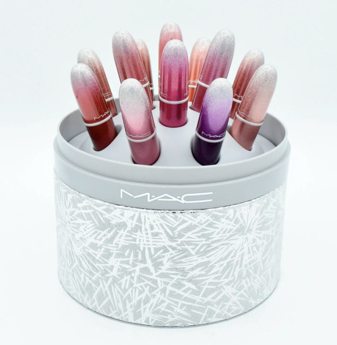 MAC Cosmetics Surefire Hit Mini Lipstick x 12 Christmas Holiday