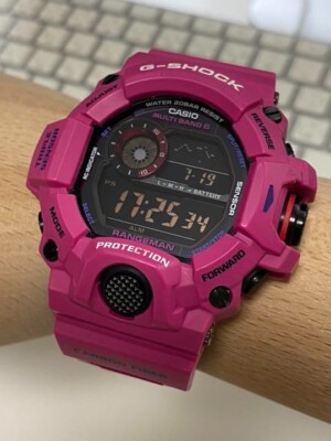 Casio G-Shock GW9400-srj RANGEMAN Pink Triple Sensor Tough Solar