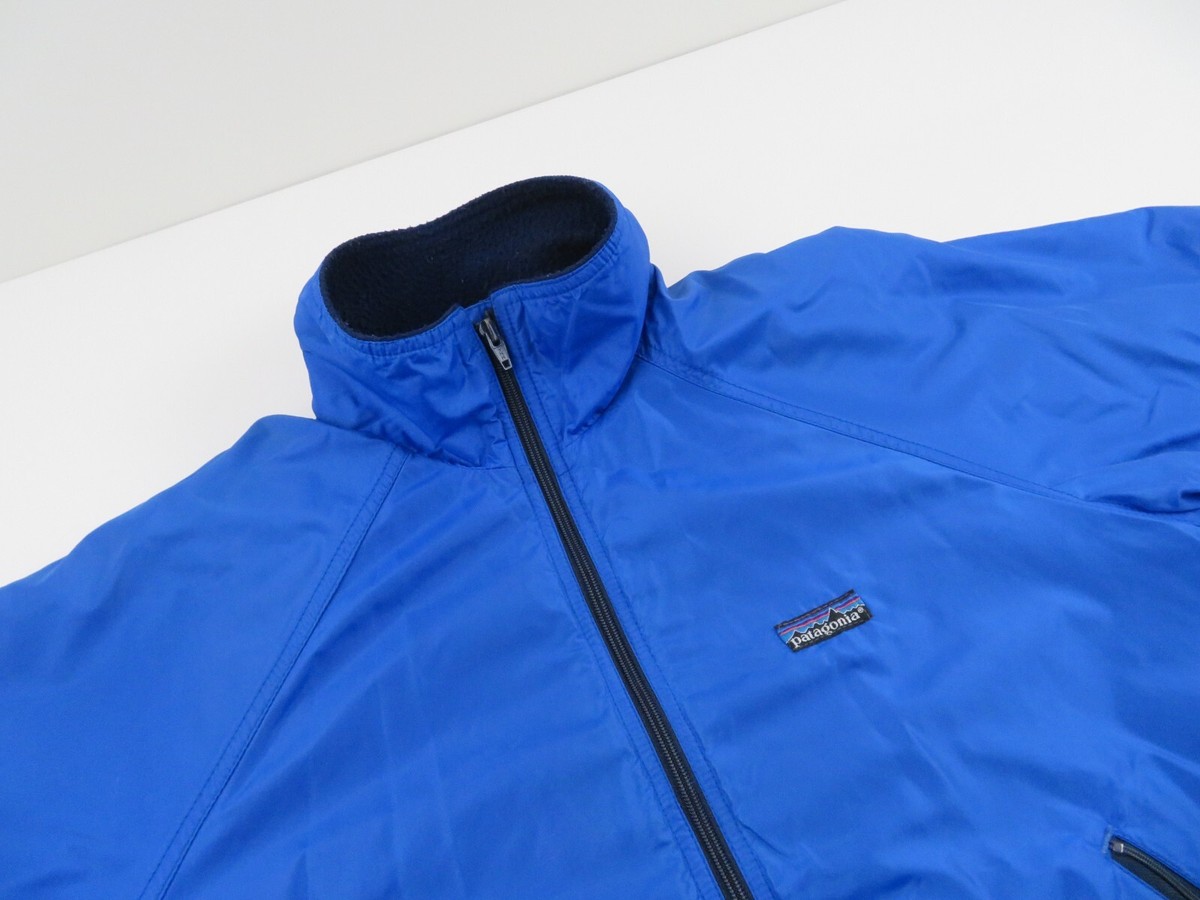 Vtg 80s Made In USA Patagonia Capilene Fleece Shelled Jacket Mens