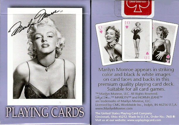 Marilyn Monroe Playing Cards Purple Collector's Deck by Bicycle | eBay