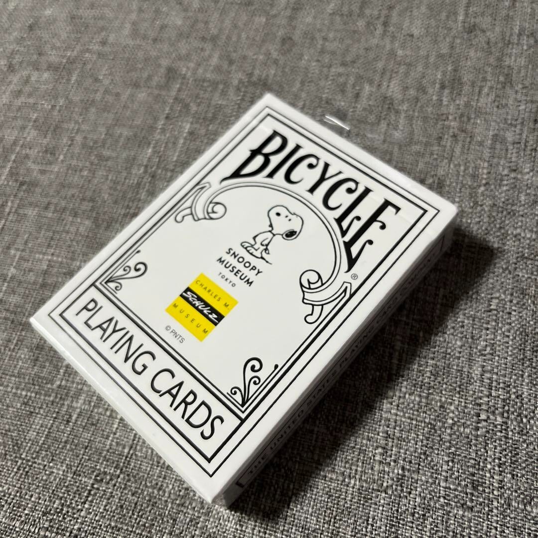Peanuts Museum Tokyo Limited Snoopy BICYCLE Playing Cards Trump