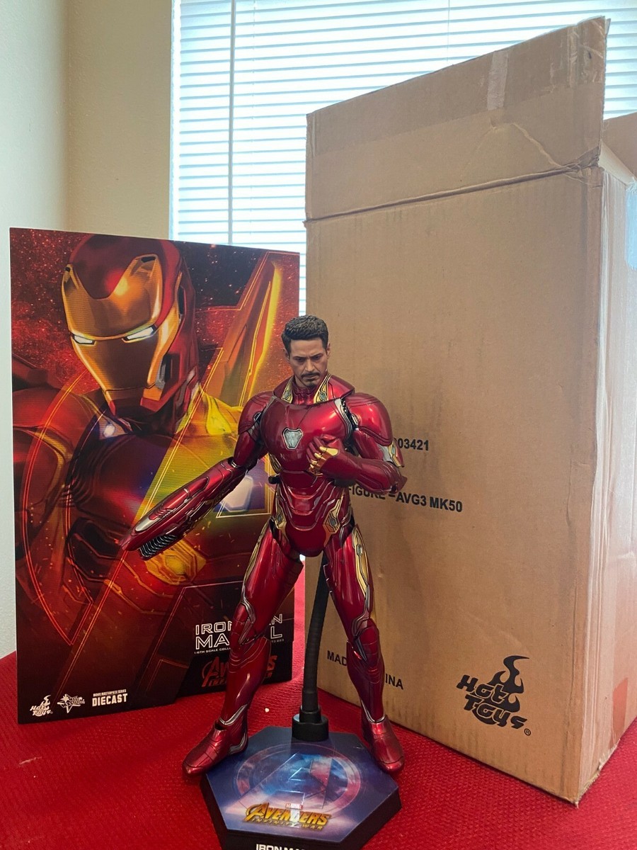 Hot Toys Iron Man Mark 50 Diecast 1:6 Scale In great condition | eBay