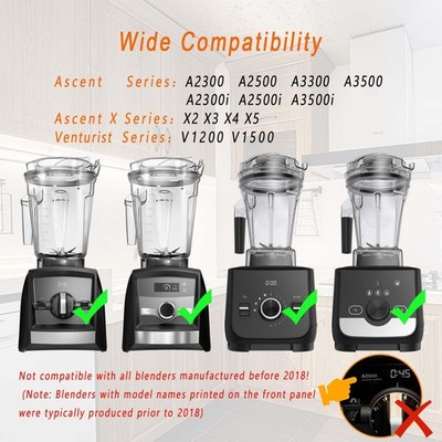 for Vitamix Blenders 64oz Ascent Container, replace A2300 A2500