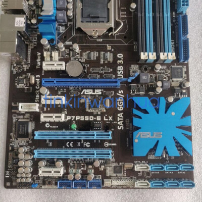 for ASUS P7P55D-E LX Intel P55 Motherboard LGA 1156 DDR3 Tested | eBay