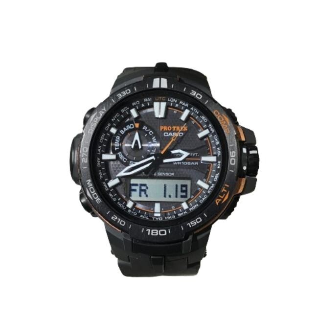 Casio Pro Trek PRW-6000Y-1JF Tough Solar Triple Sensor Black Men