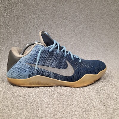 Nike Kobe 11 XI Elite Low Flyknit Brave Blue Men's Size 11 Sneaker