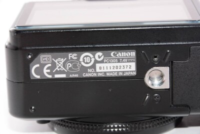 Canon PowerShot G10 14.7MP Digital Camera Black W/ Battery Fast