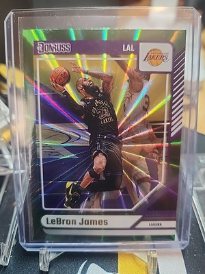 2024-25 PANINI DONRUSS LeBRON JAMES #19 GREEN LASER SWEET CARD LOS
