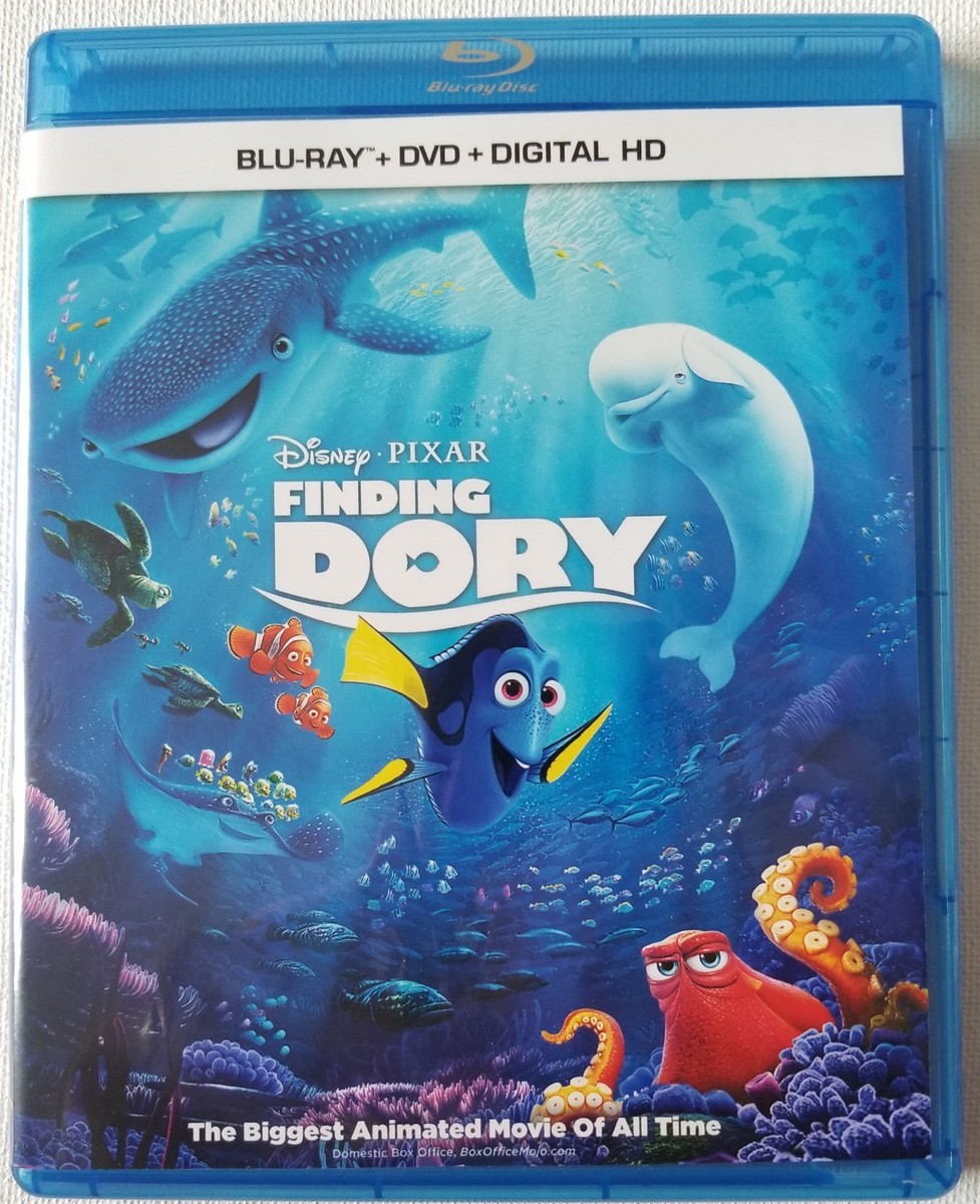 DISNEY PIXAR FINDING DORY BLU RAY + DVD 3 DISC SET FREE SHIPPING