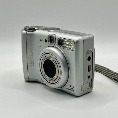Vintage Canon PowerShot A510 3.2MP Digital Camera - Silver