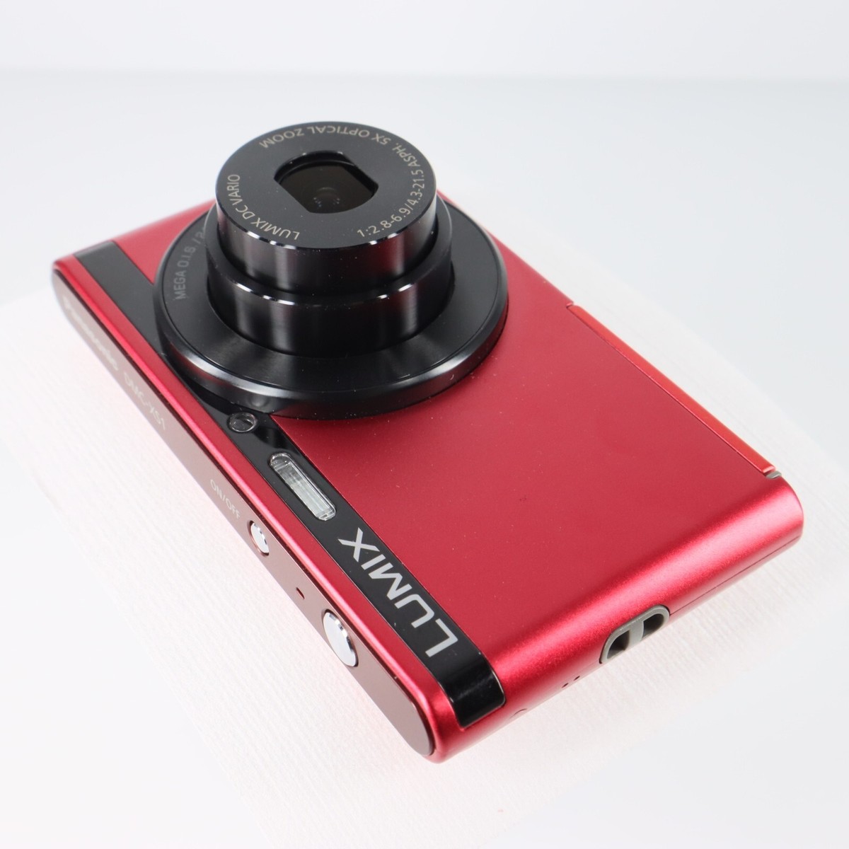 Mint] Panasonic LUMIX DMC-XS1 Red 16.1MP Compact Digital Camera