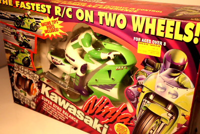 Vintage DSI Toys 1996 Ninja Kawasaki Zx-7r RC Motorcycle Super