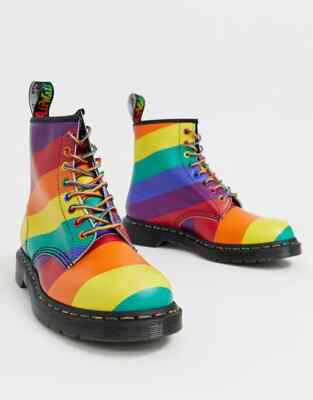 Doc Martens AirWave Rainbow Flag Pride LGBTQ 1460 UK 3 11 12 US