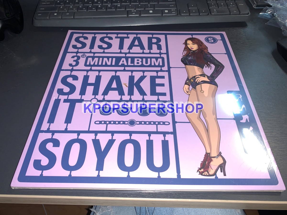 SISTAR 3rd Mini Album Shake It CD Photocard New Sealed Rare OOP