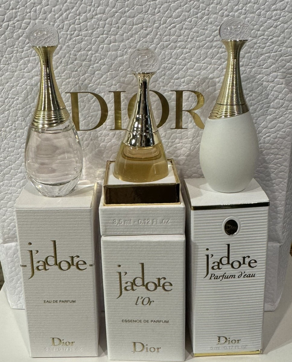 Dior J'adore Mini Set Parfum d'eau, The New Version Lo'r, J'adore