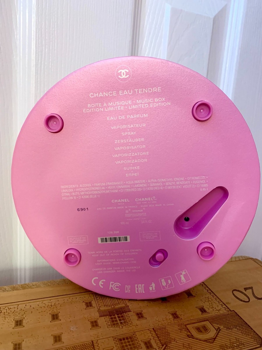 Chanel Music Box Limited Edition Chance Chanel Eau Tendre Perfum