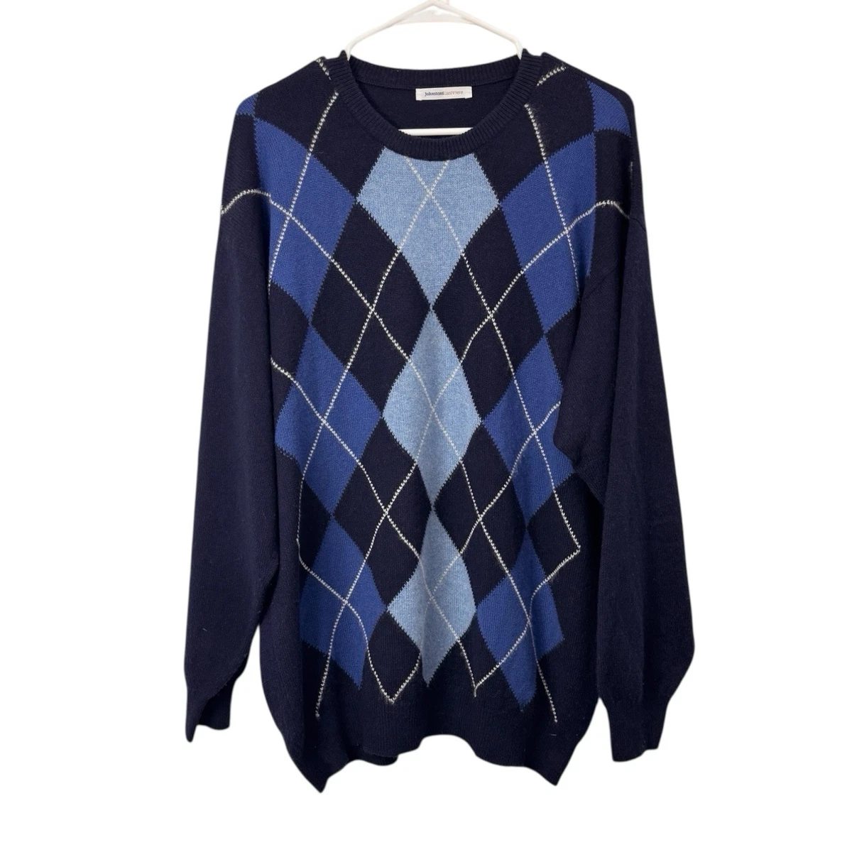 Johnstons of Elgin 100% Cashmere Crewneck Sweaters for Men for