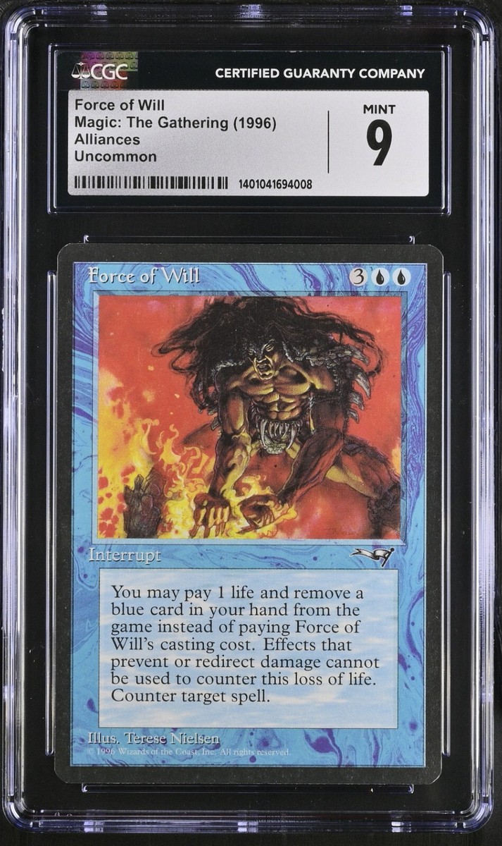 Force of Will Alliances CGC Mint 9 Magic MTG | eBay