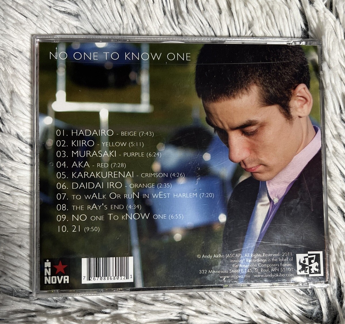 No One to Know One by Andy Akiho (CD, 2011) for sale online | eBay