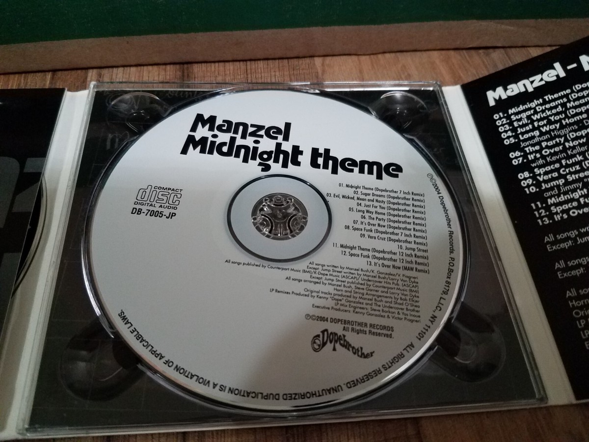 MANZEL Midnight Theme CD The Remixes w/ bonus CD by Muro. Kenny