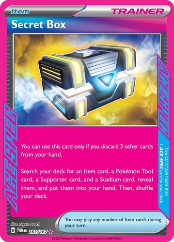 Pokemon Secret Box 163/167 SV06: Twilight Masquerade ACE SPEC Rare