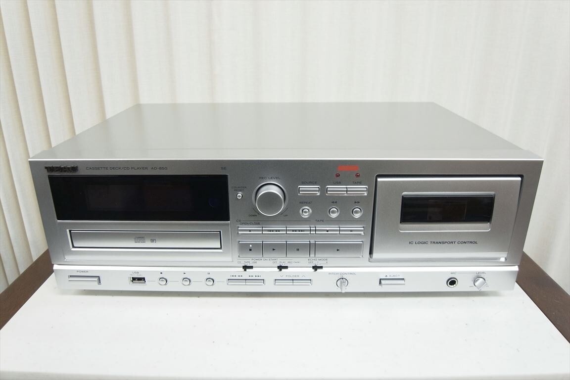 TEAC cassette deck CD player AD-850 USB Memory Recording & Playing