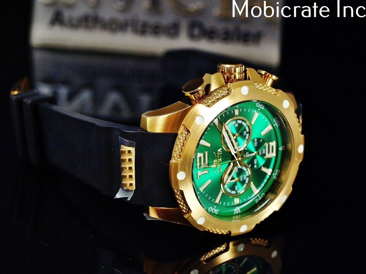 Invicta Mens 50mm I-Force Parakeet Green Dial Japan Chronograph